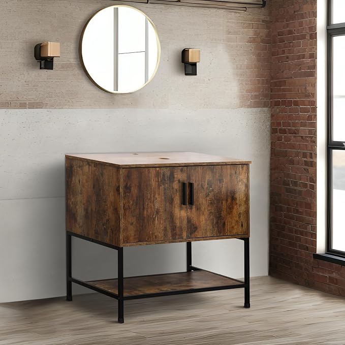 UEV Rustic Brown 36" Bathroom Vanity - Image 5