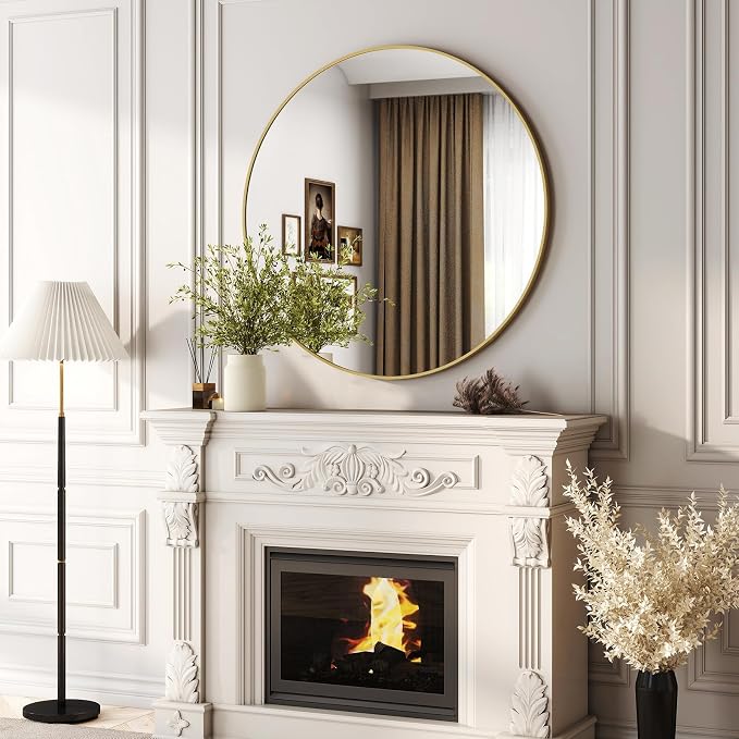 32 Inch Round Bathroom Mirror - Image 3