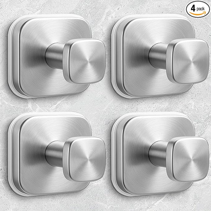 Shower Hooks for Inside Shower, Reusable Suction Cup Hooks for Glass Window by WingWider