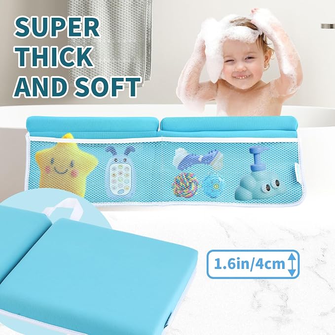 Bath Kneeler and Elbow Rest Pad, Thick Quick Dry Kneeling Mat, Large Bathtub Pad - Image 6