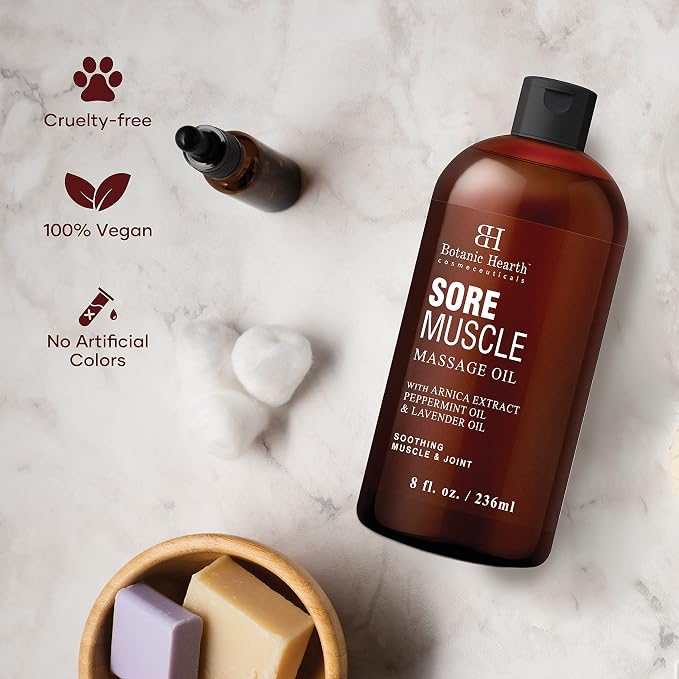 Botanic Hearth Sore Muscle Massage Oil | - Image 3