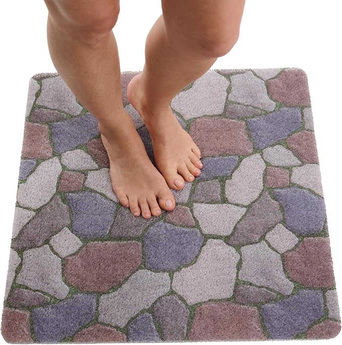 Anti Slip Shower Mat Square by ENKOSI