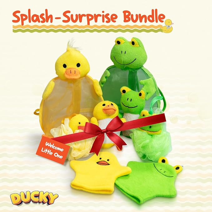Ducky Scrub 'N Soak Baby Loofah - Image 7