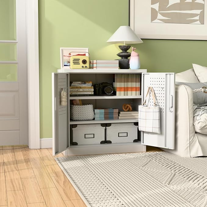 Aobabo 31.5" H Metal Storage Cabinet - Image 9