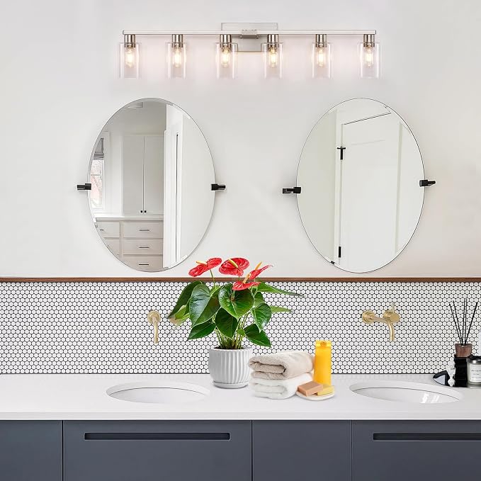 6-Light Bathroom Light Fixtures, Vanity - Image 7