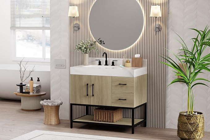 TILE & TOP Utopia 36" Single Bathroom Vanity - Image 7