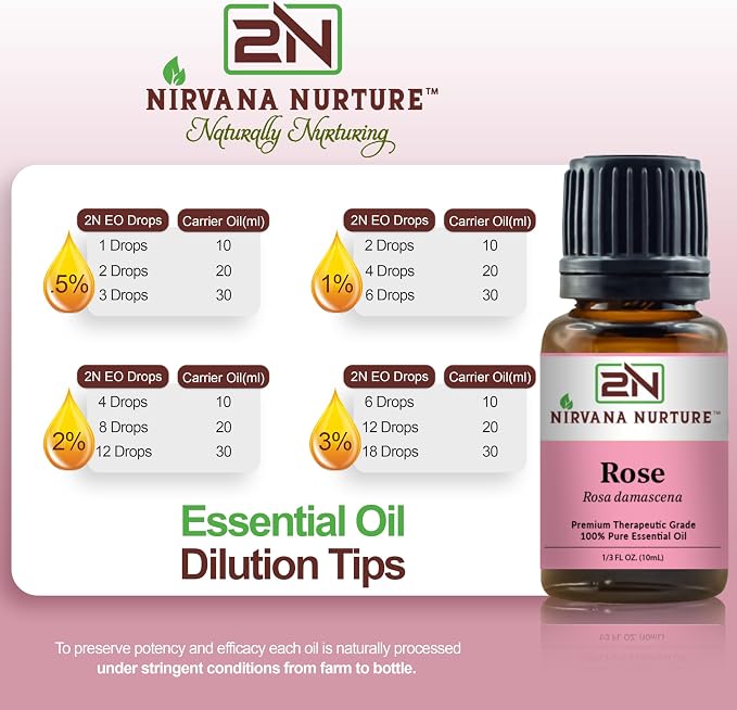Rose Essential Oil 100% Pure Premium Therapeutic Grade, Undiluted - Image 5