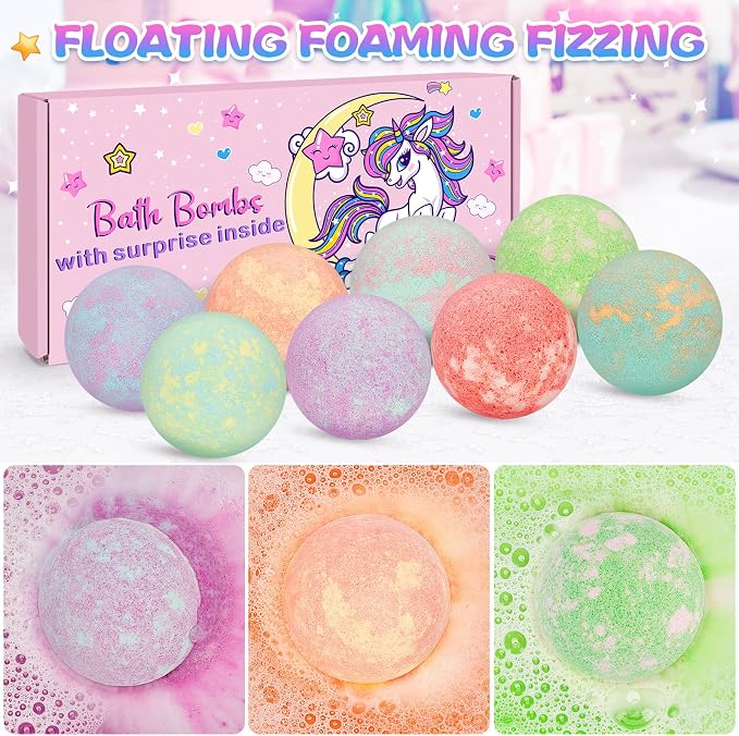 8 Pack Bubble Bath Bombs for Kids - Image 4