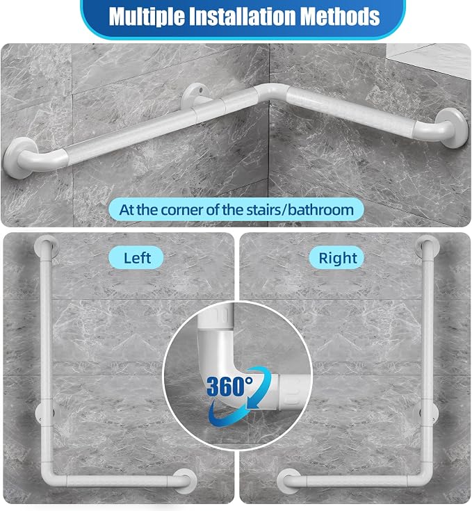 L Shaped Grab Bar for Elderly - Image 3