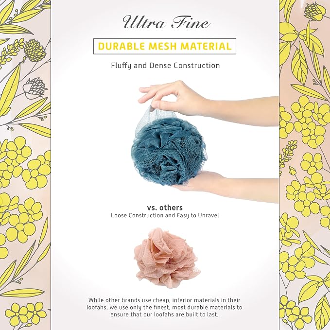 Spongentle Dual Texture Deep Cleansing Loofah Sponge - Image 6