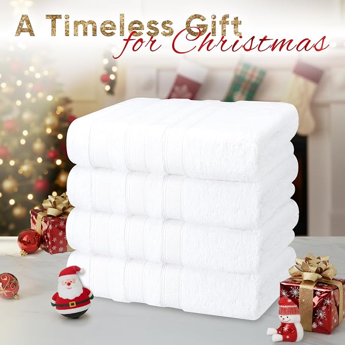 American Soft Linen Salem 100% Cotton Turkish 4 Piece Bath Towels - Image 2