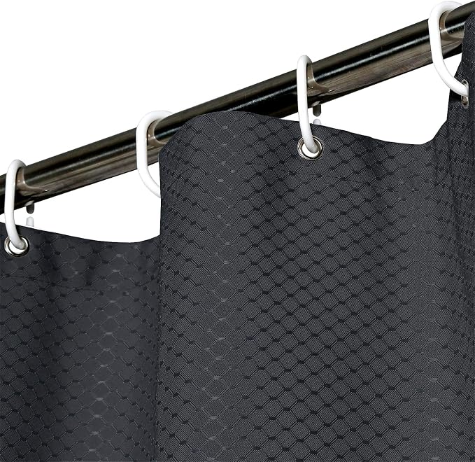AooHome Waffle Weave Patttern Polyester Shower Curtain - Image 5