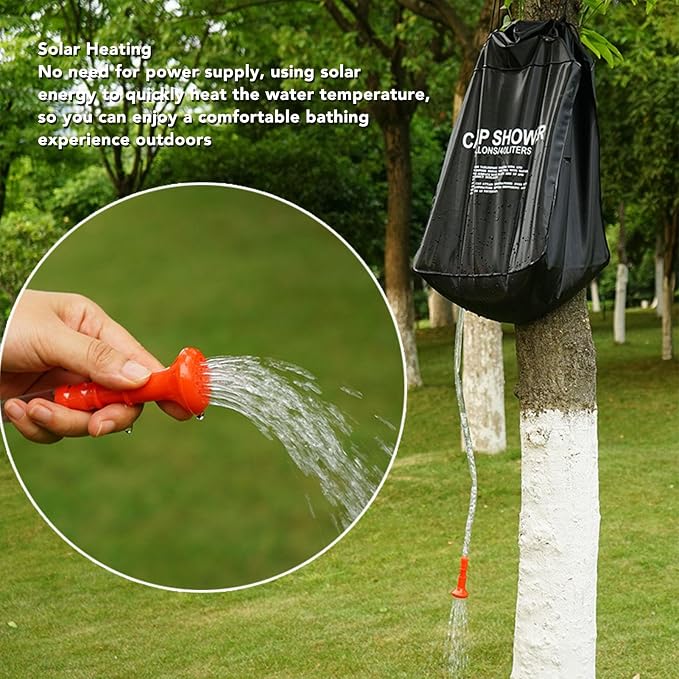 Solar Shower 40L, Portable Cam Shower - Image 2
