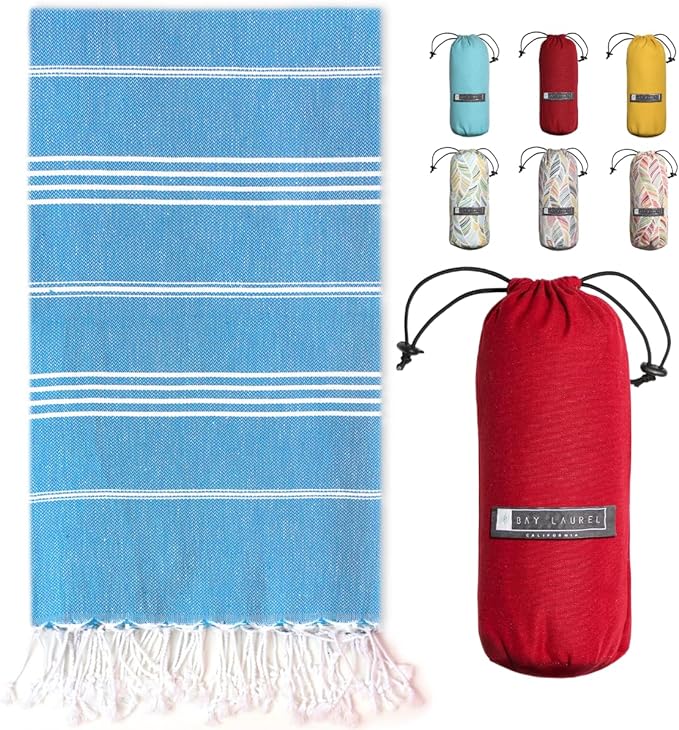 BAY LAUREL Turkish Beach Towel by BayLaurel
