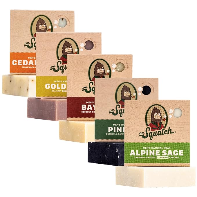 Dr. Squatch Natural Bar Soap for Men by DrSquatch