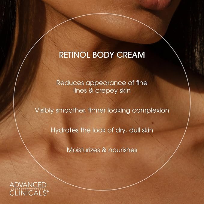 Advanced Clinicals Retinol Body Lotion & Face Moisturizer | Anti Aging Skin - Image 5