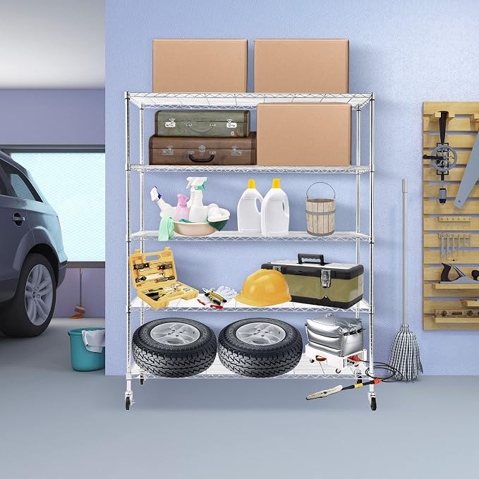 BNSPLY Commercial Wire Shelving Unit - Image 5