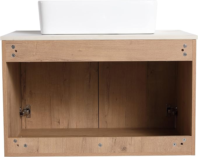 30 Inch Bathroom Vanity with Sink, Modern Wall Mount Floating Bathroom Vanity - Image 9