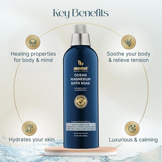 Abundant Natural Health Ocean Magnesium Bath Soak Infused - Image 2