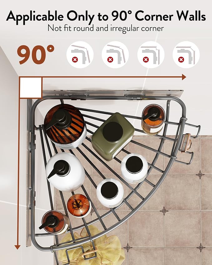 Orimade Corner Shower Caddy - Image 2
