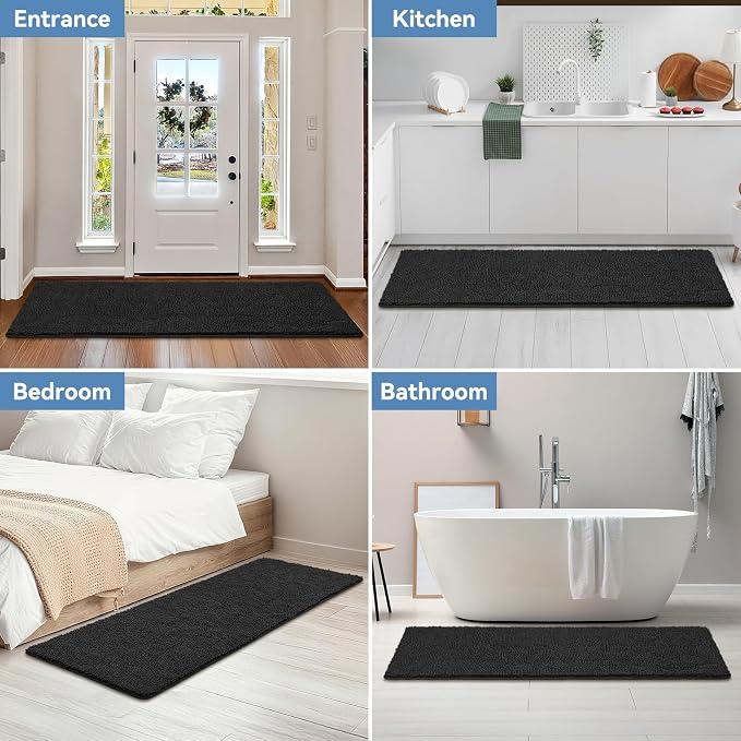 Bcoimo 70"×24" Absorbent Bath Mat, Non-Slip - Image 7
