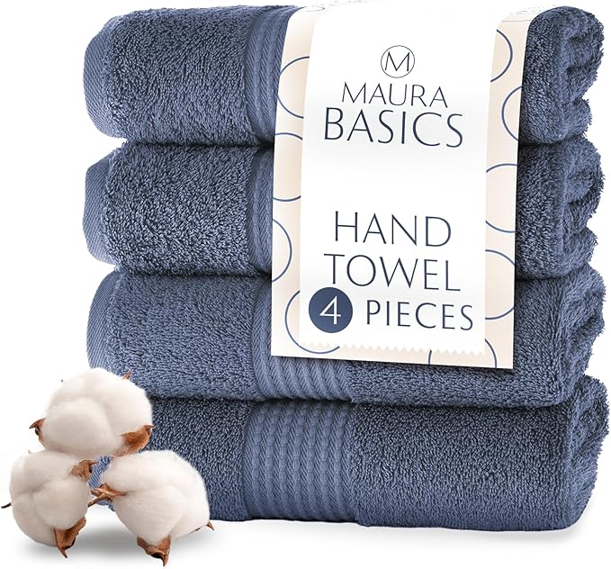 MAURA Basics Hand Towels for Bathroom by MAURA