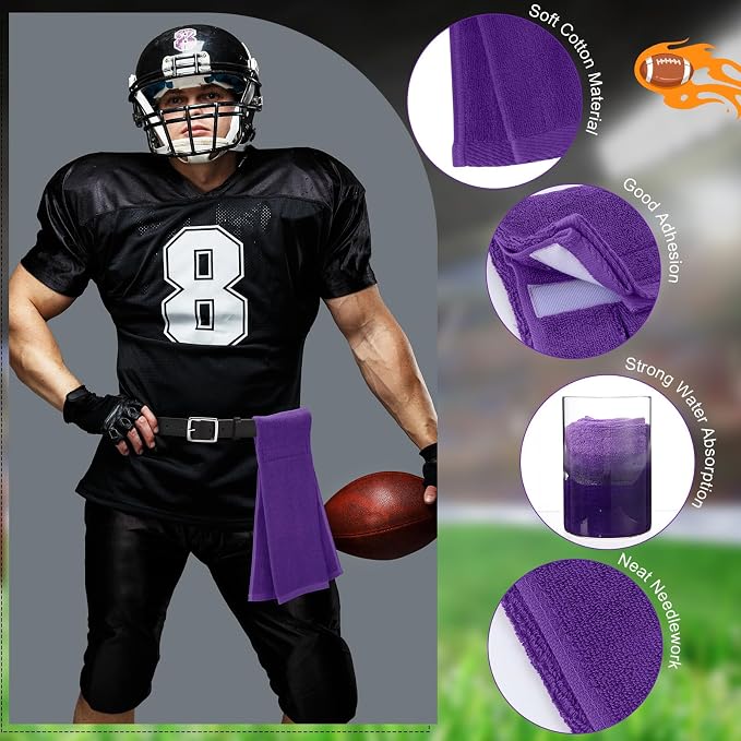 Shimeyao 2 Pcs Cotton Sports Football Towel - Image 3