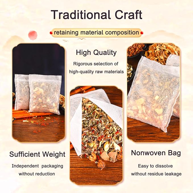 30 Pack Natural Plant Blend Detox Foot Soak Spa - 900g Natural Chinese Herbs - Image 6