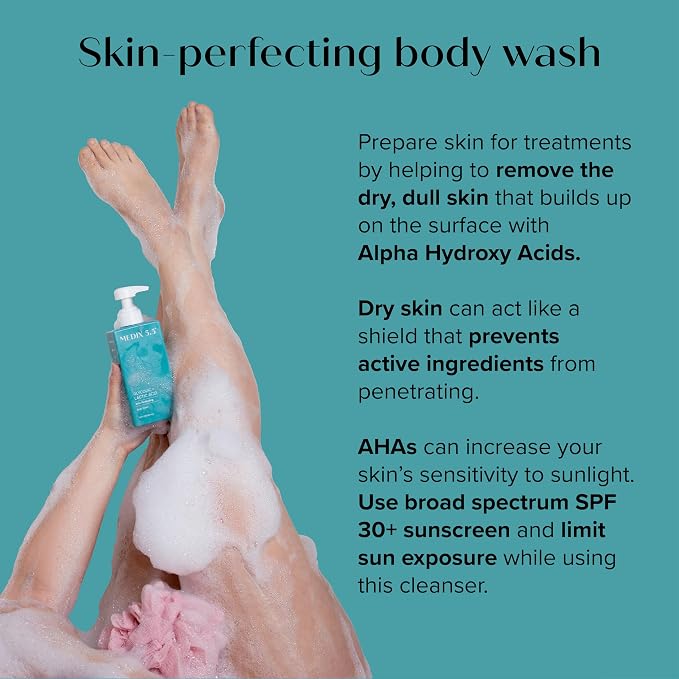 MEDIX Glycolic Acid + Lactic Acid Body Wash & Vitamin C Body Wash 2PC Skincare - Image 8