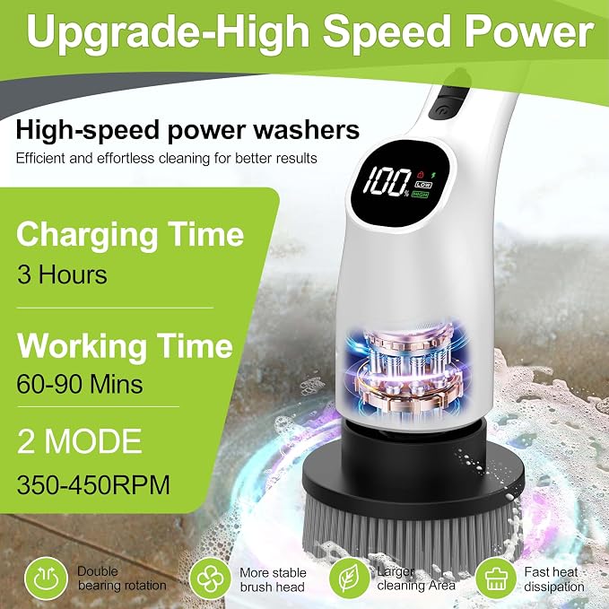 Wky G3 Electric Spin Scrubber - Image 3