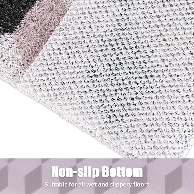 Square Shower Mat Non-Slip 24x 24 Inch, Soft Comfort Bath Mat - Image 2