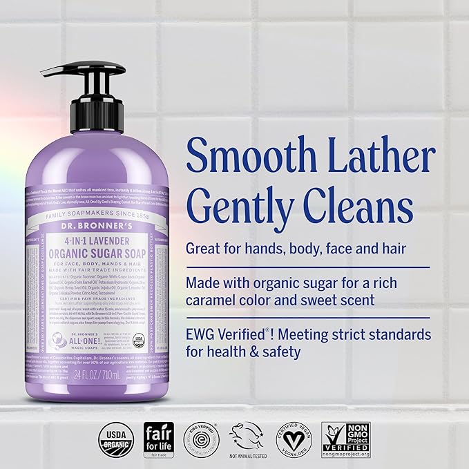 Dr. Bronner's - Organic Sugar Soap - Made - Image 2