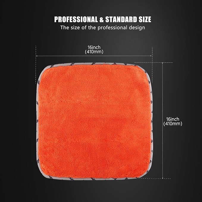SPTA Car Microfiber Towels, Upgraded 1200gsm Ultra-Thick Cars Drying Towel - Image 2