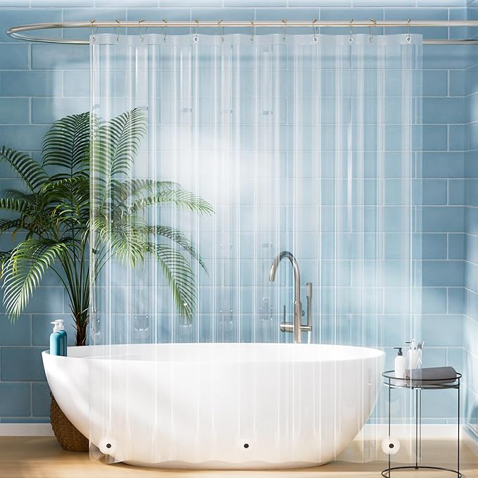 Titanker Plastic Shower Curtain Liner by Titanker