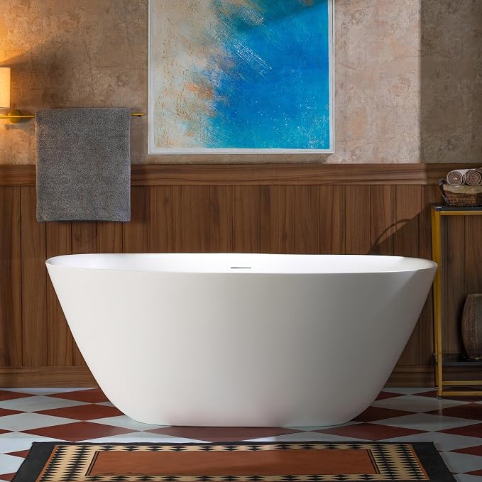 WOODBRIDGE 55 in. x 31.5 in. Stone Resin Luxury Contemporary Solid Surface - Image 17