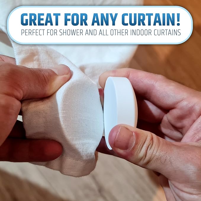 XL & Extra Heavy Powerful Anti-Billowing Magnetic Shower Curtain Weights - Image 5