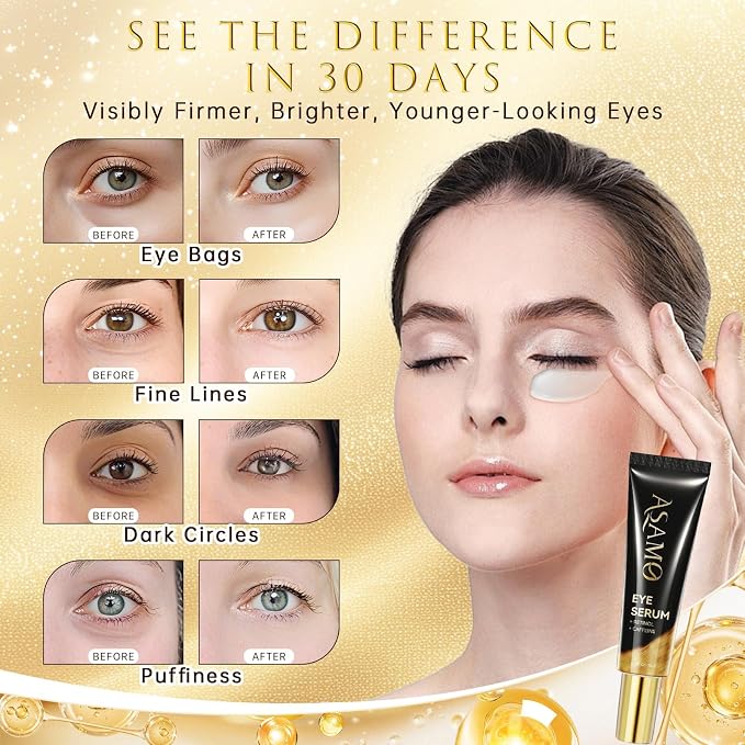ASAMO Retinol & Vegan Collagen Eye Serum - Image 3