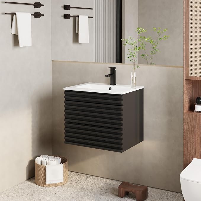 eclife 24" Floating Bathroom Vanity - Image 3