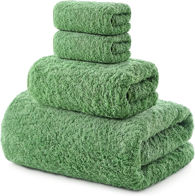 REDKISS Ultra-Plush Bath Towel Set, 900GSM Premium Thick Cotton by REDKISSOnline