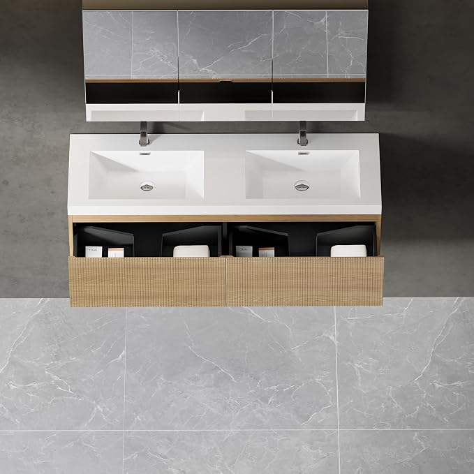 60" Floating Bathroom Vanity - Image 8