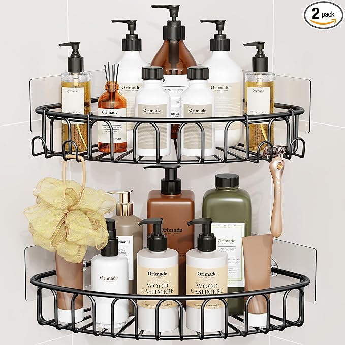 Orimade Corner Shower Caddy Stainless Steel by Orimade