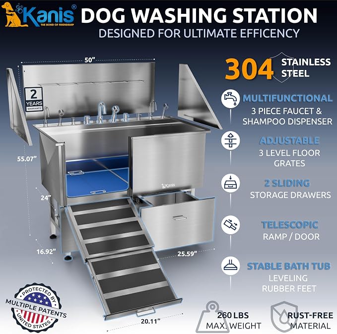 KANIS Professional Dog Washing Station - Image 2
