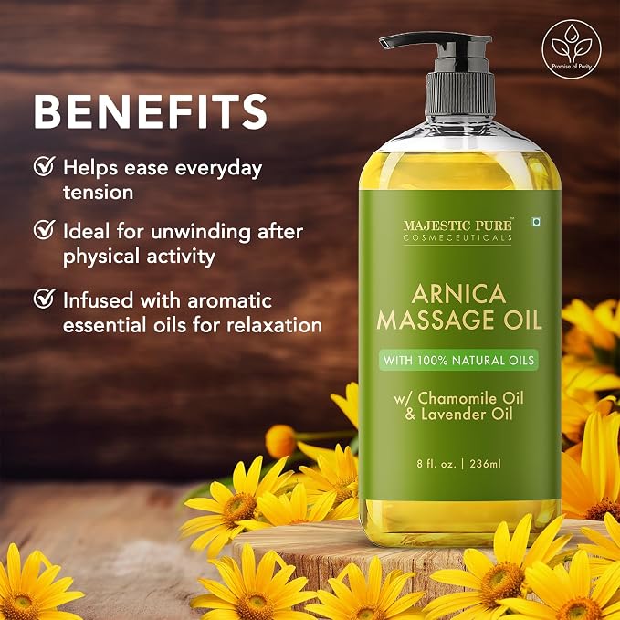 MAJESTIC PURE Arnica Massage Oil - Image 4