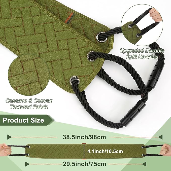 Exfoliating Back Scrubber with Upgraded Handles, 38.5 Inch Double-Sided Body - Image 2