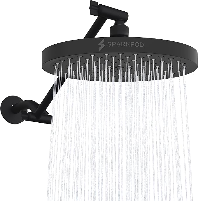 SparkPod Round Rain Shower Head by SparkPod