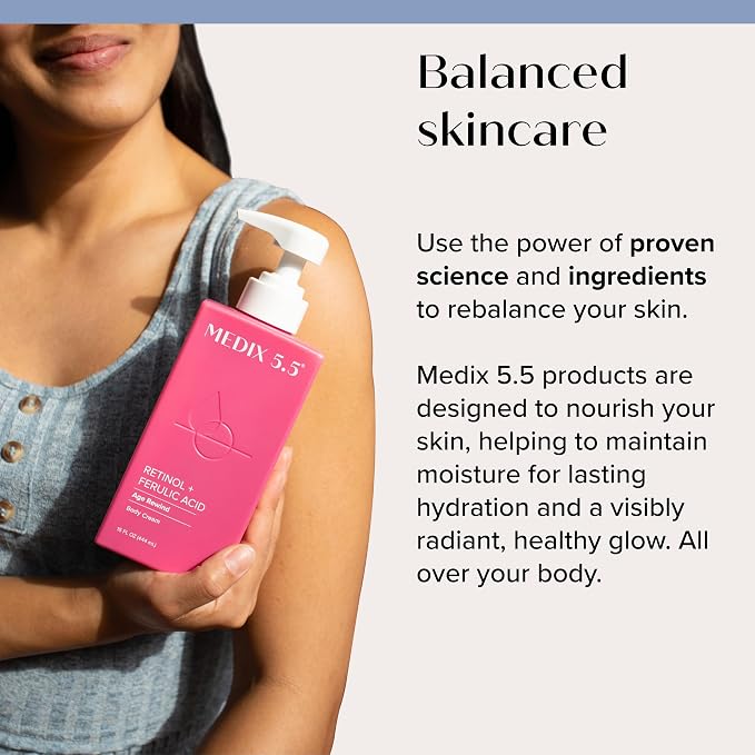 Medix 5.5 Retinol Body Lotion Firming Moisturizer | Crepey Skincare Treatment | - Image 6