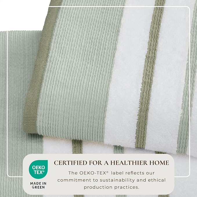 Great Bay Home Decorative Bath Towel Set - Image 2