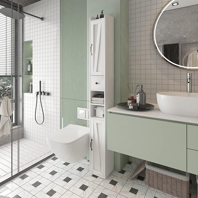 Tall Bathroom Storage Cabinet - Image 4