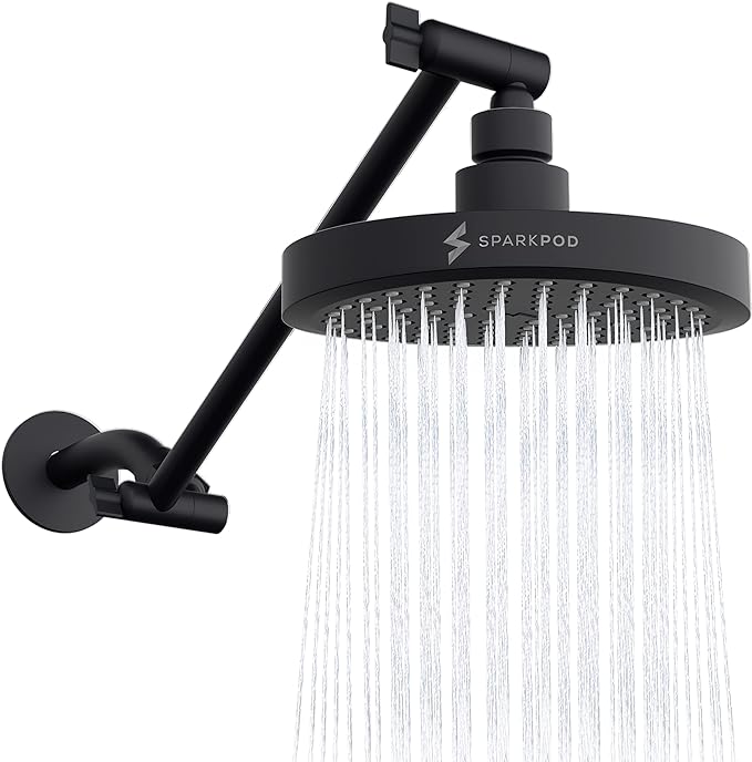 SparkPod Round Rain Shower Head by SparkPod