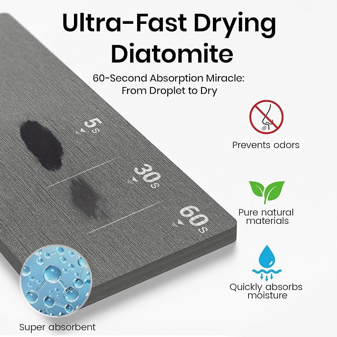 BOTEMY Toothbrush Holder with Instant Drying Stone - Image 3